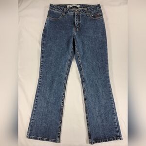 NEW Harley Davidson Women's 6 P Petite Vintage Boot Cut Jeans Dark Wash NWT 05'